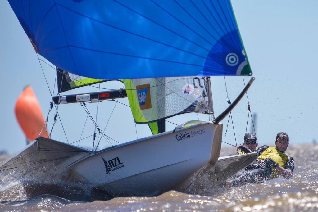Peter Burling and Blair Tuke - Day 6 - 49er and 49erFX 2015 World Championships, Argentina © Matias Capizzano http://www.capizzano.com